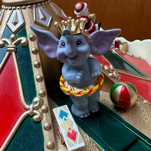 Vintage St. Nicholas Christmas Merry Go Round Carousel - Picture 16 of 16